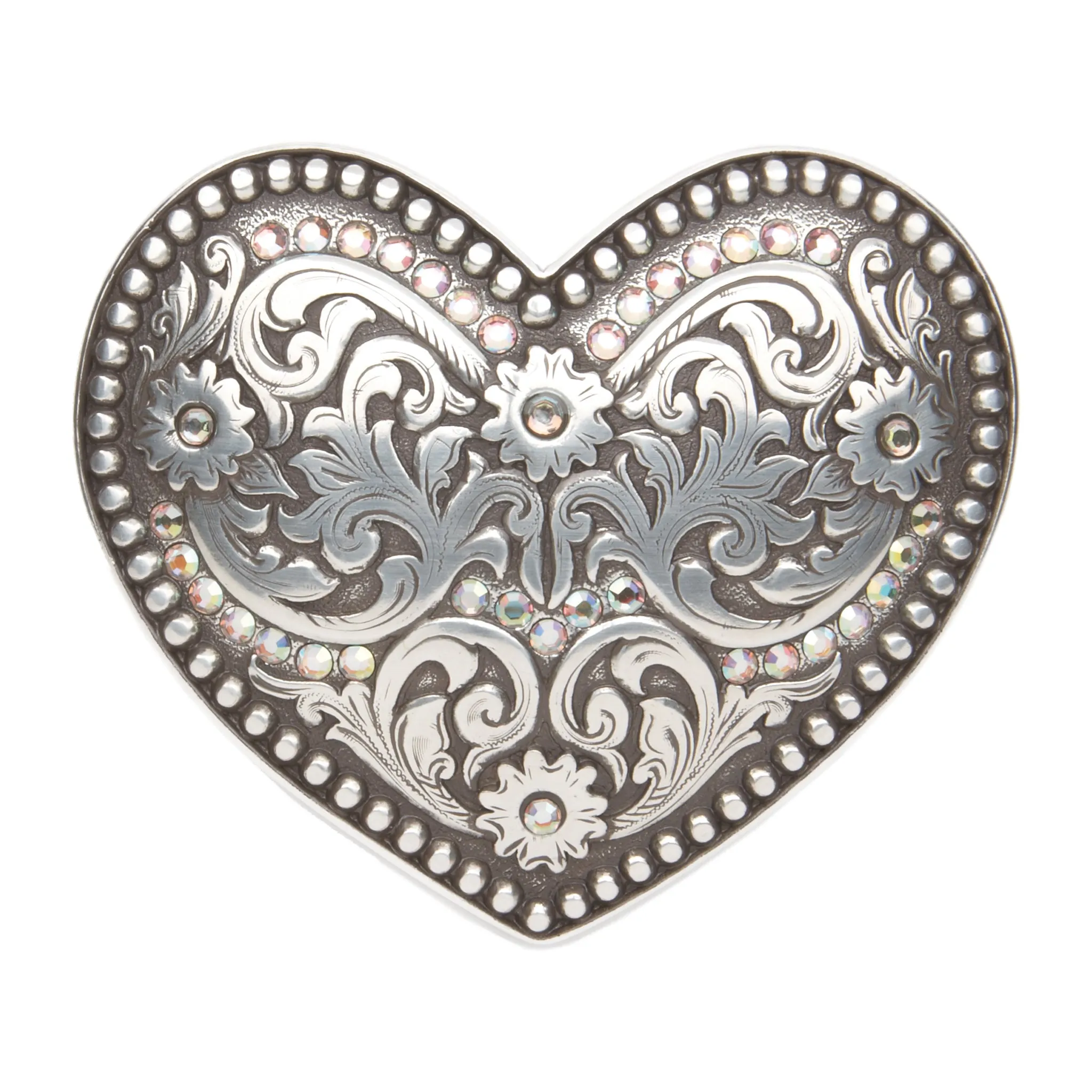 Scrolled Heart Buckle