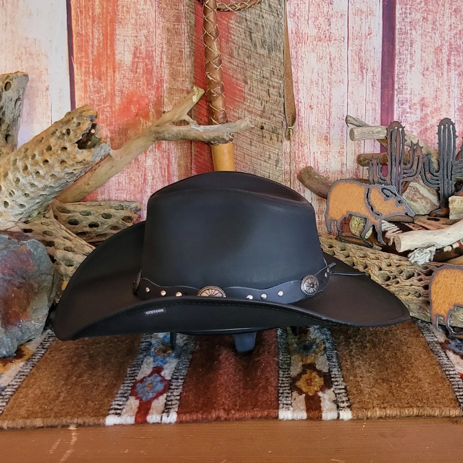 Shapeable Leather Hat, the "Roxbury" by Stetson TRROXB