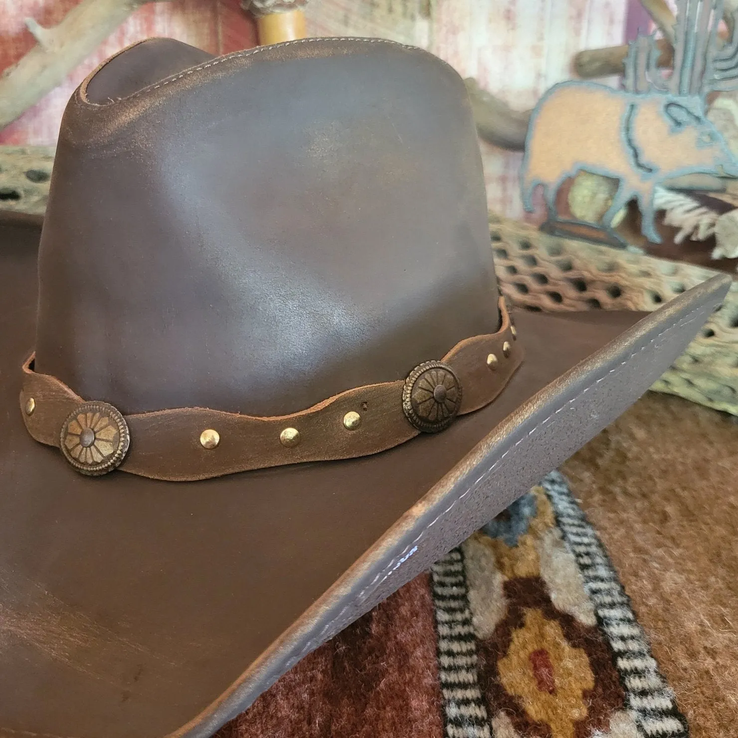 Shapeable Leather Hat, the "Roxbury" by Stetson TRROXB