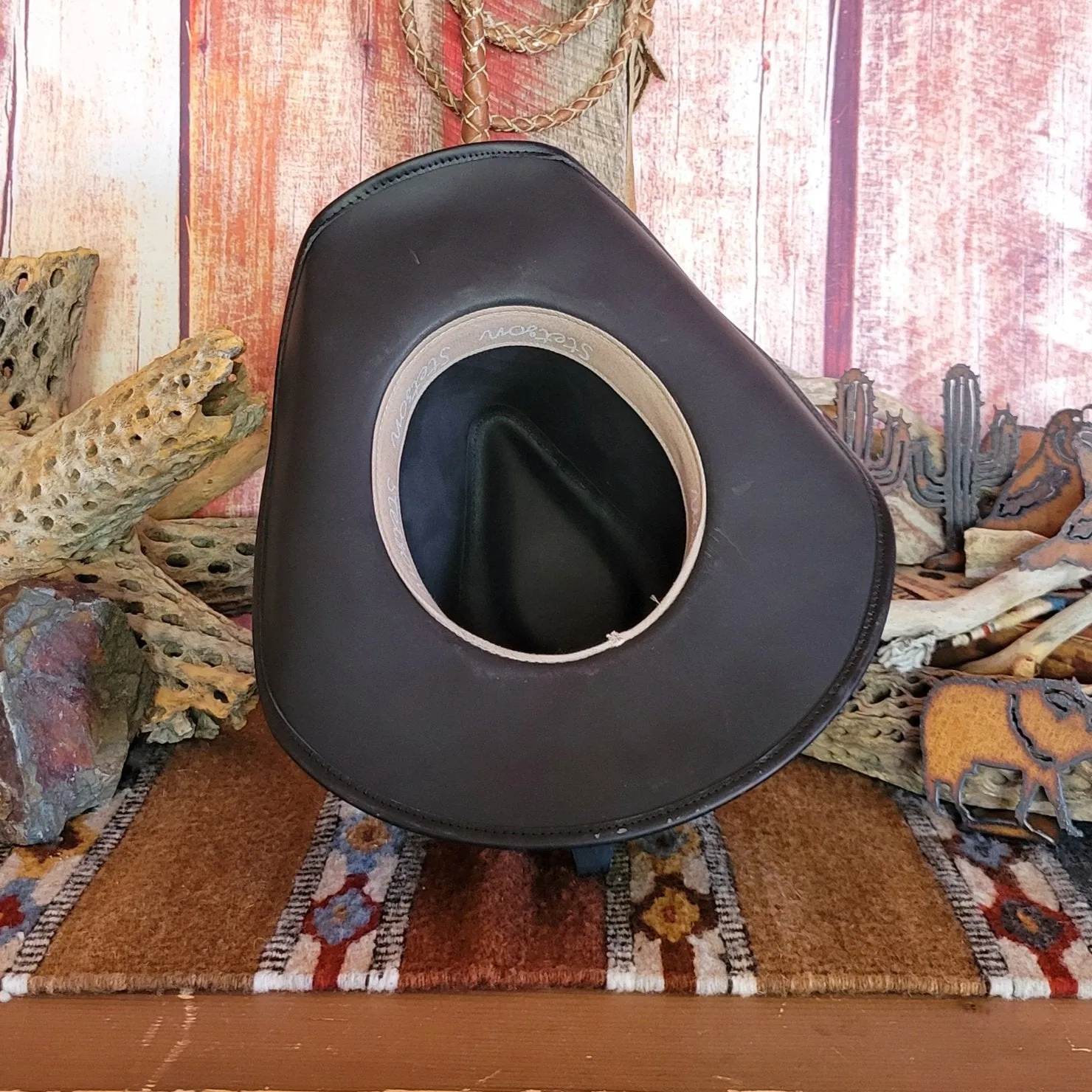 Shapeable Leather Hat, the "Roxbury" by Stetson TRROXB