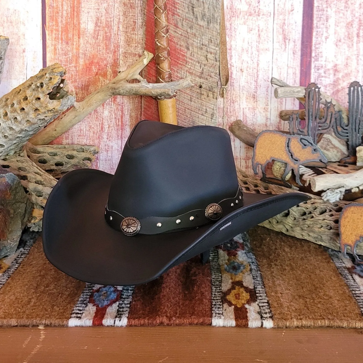 Shapeable Leather Hat, the "Roxbury" by Stetson TRROXB