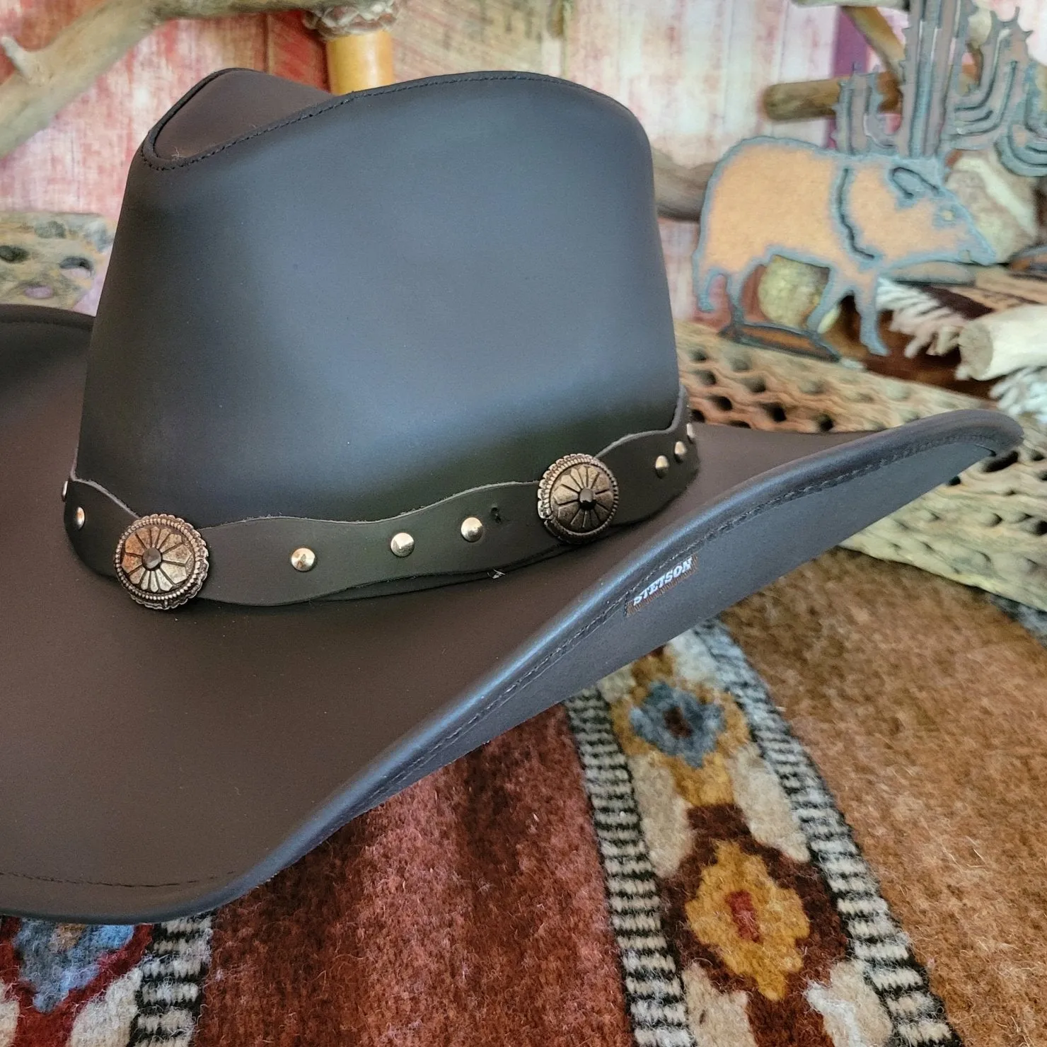 Shapeable Leather Hat, the "Roxbury" by Stetson TRROXB