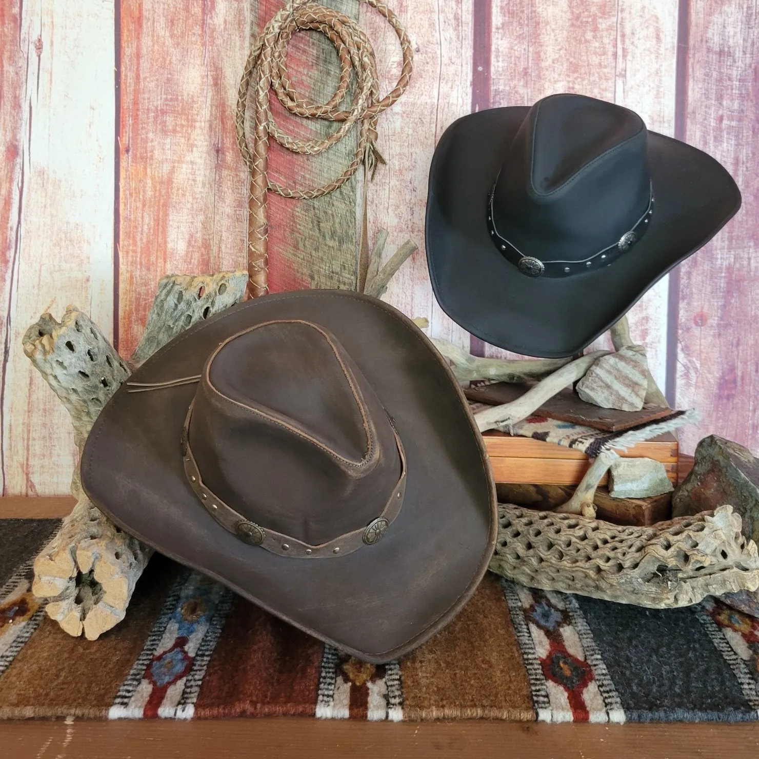 Shapeable Leather Hat, the "Roxbury" by Stetson TRROXB