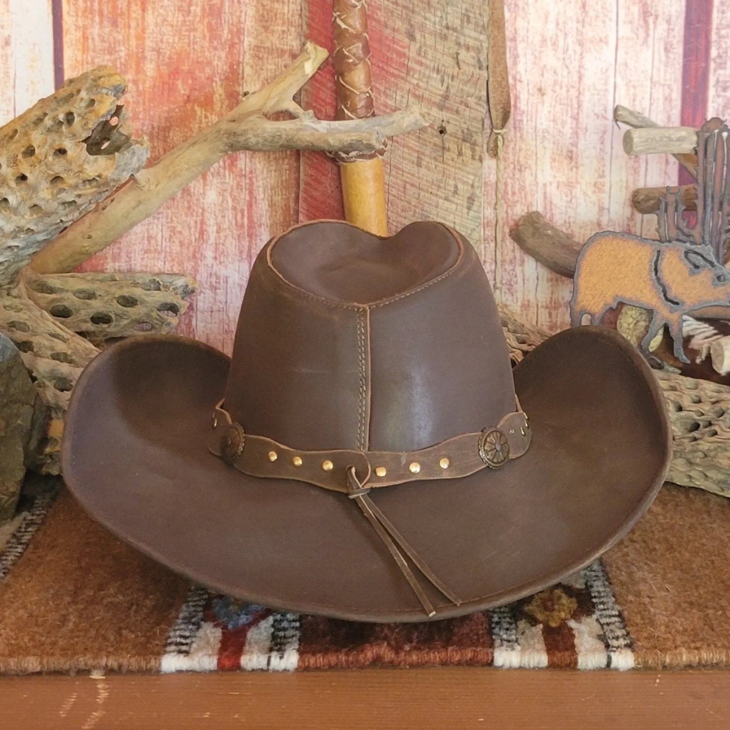 Shapeable Leather Hat, the "Roxbury" by Stetson TRROXB