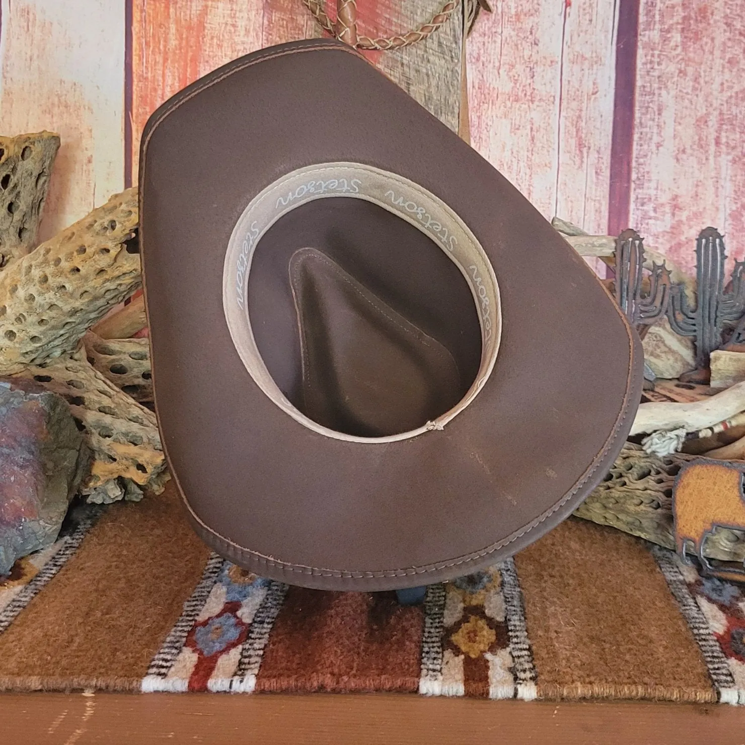 Shapeable Leather Hat, the "Roxbury" by Stetson TRROXB