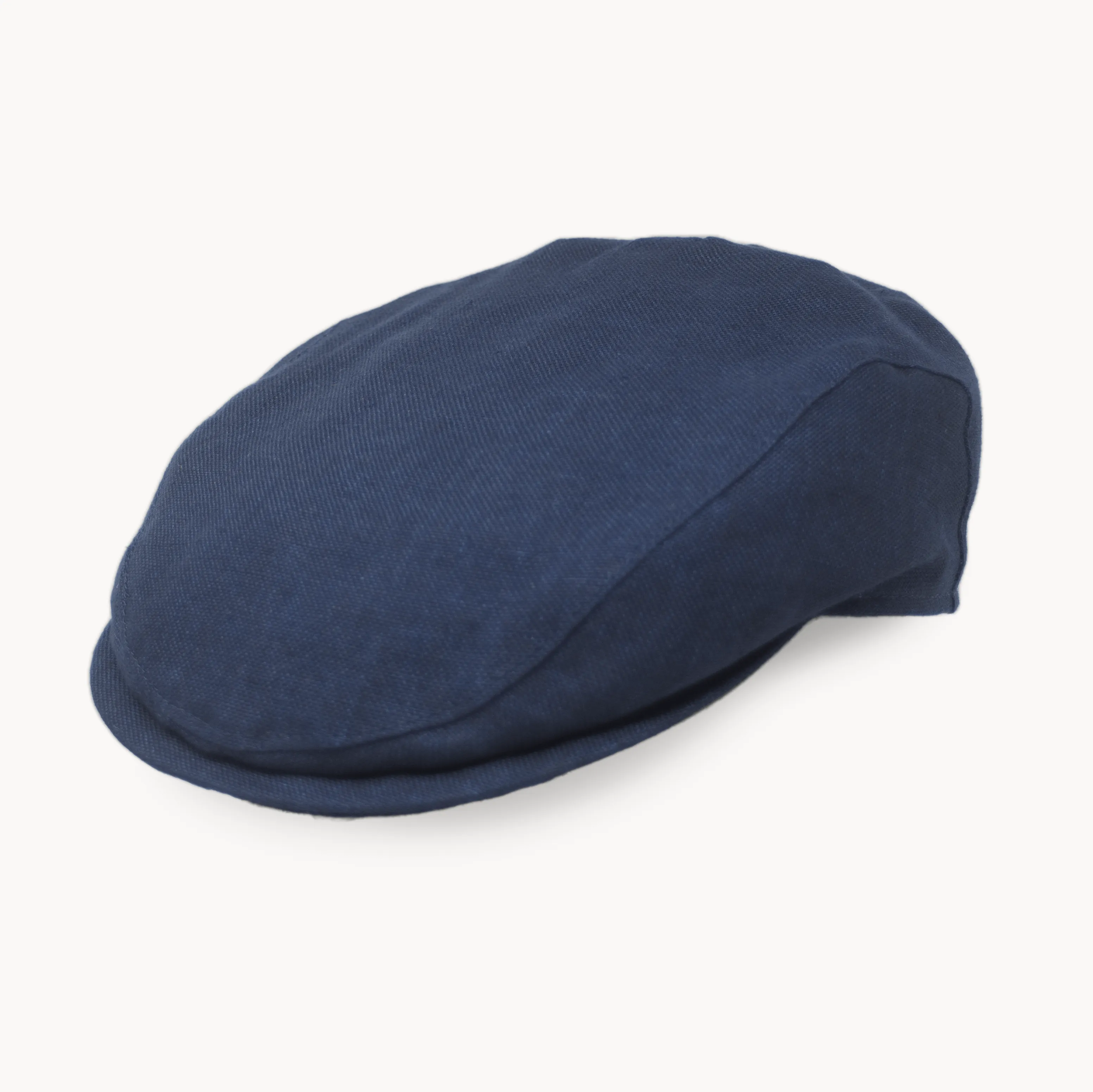 Slim Cap - Navy Linen