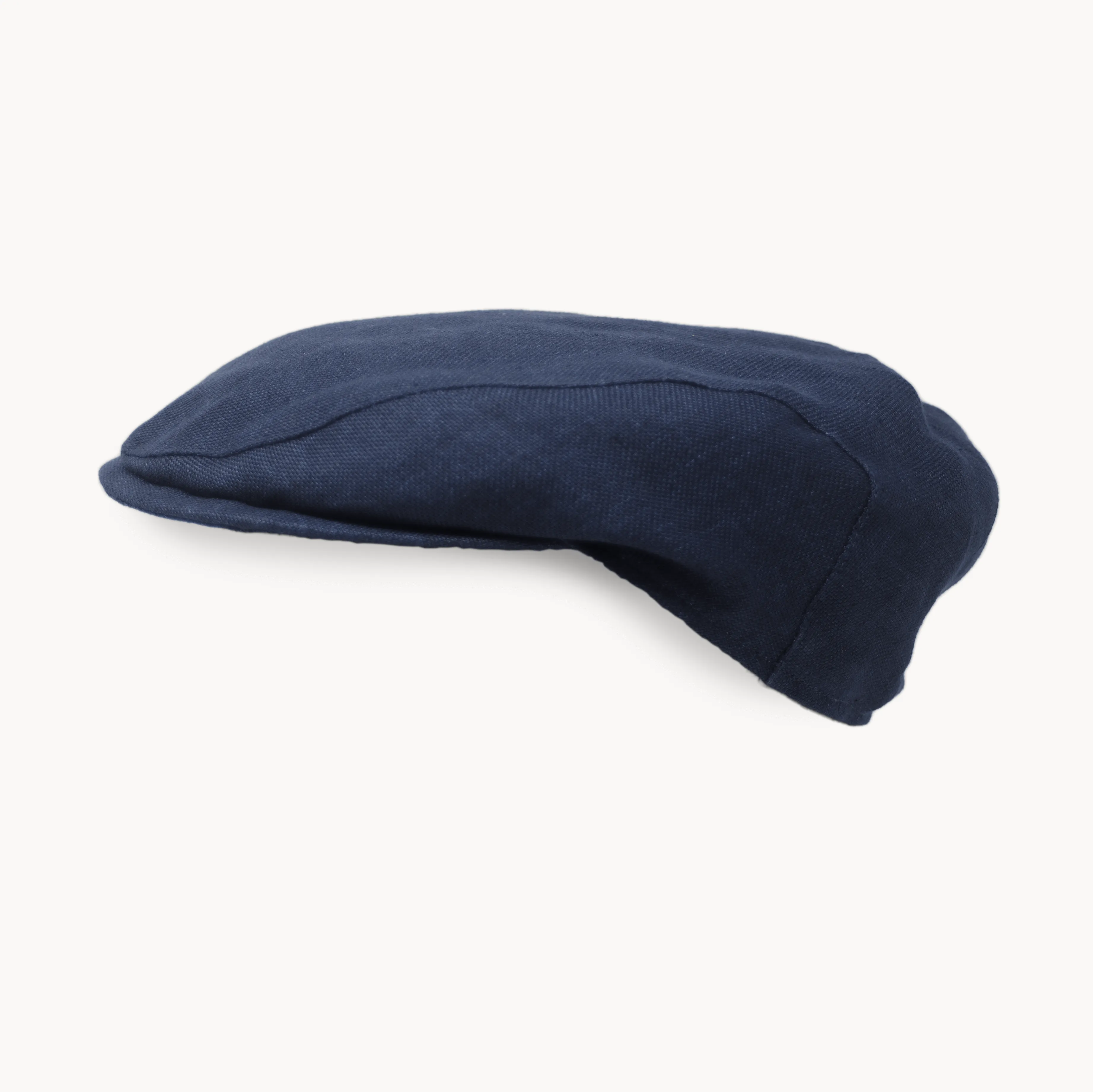 Slim Cap - Navy Linen