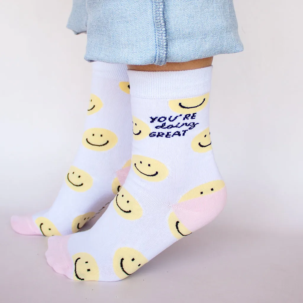 Smiley Face | You're Doing Great Socks