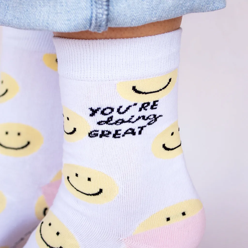 Smiley Face | You're Doing Great Socks