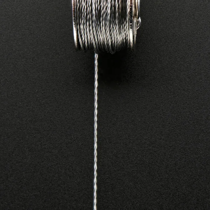 Stainless Medium Conductive Thread - 3 ply - 18 meter/60 ft