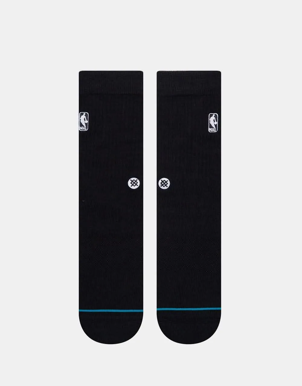 Stance x NBA Logoman Crew Socks - Black