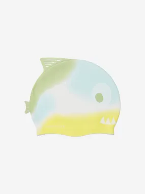 Sunnylife Kids Shark Tribe Shaped Swimming Cap in Multicolour