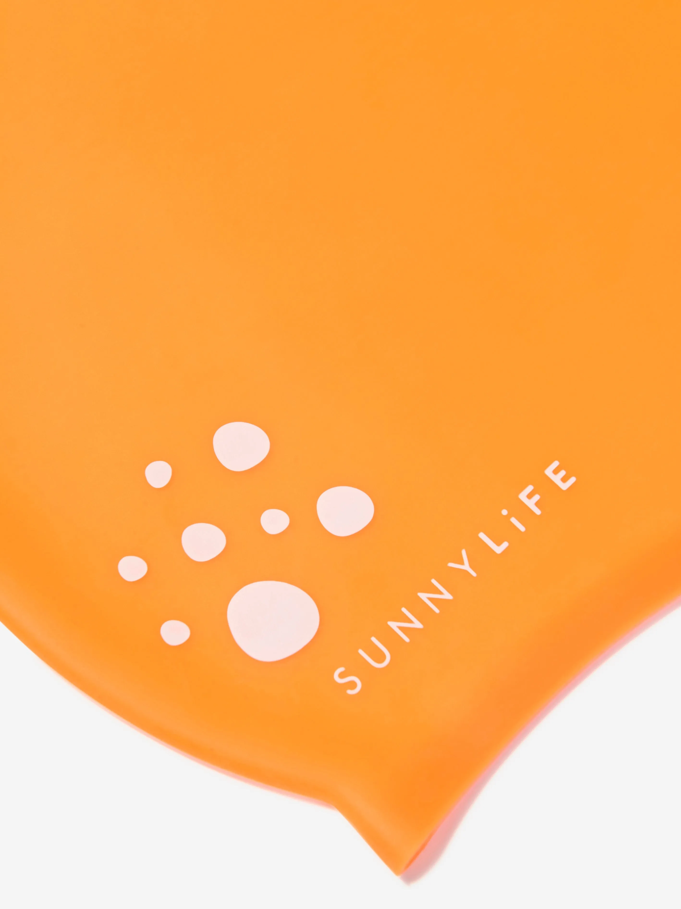 Sunnylife Kids Sonny The Sea Creature Shaped Swimming Cap in Orange