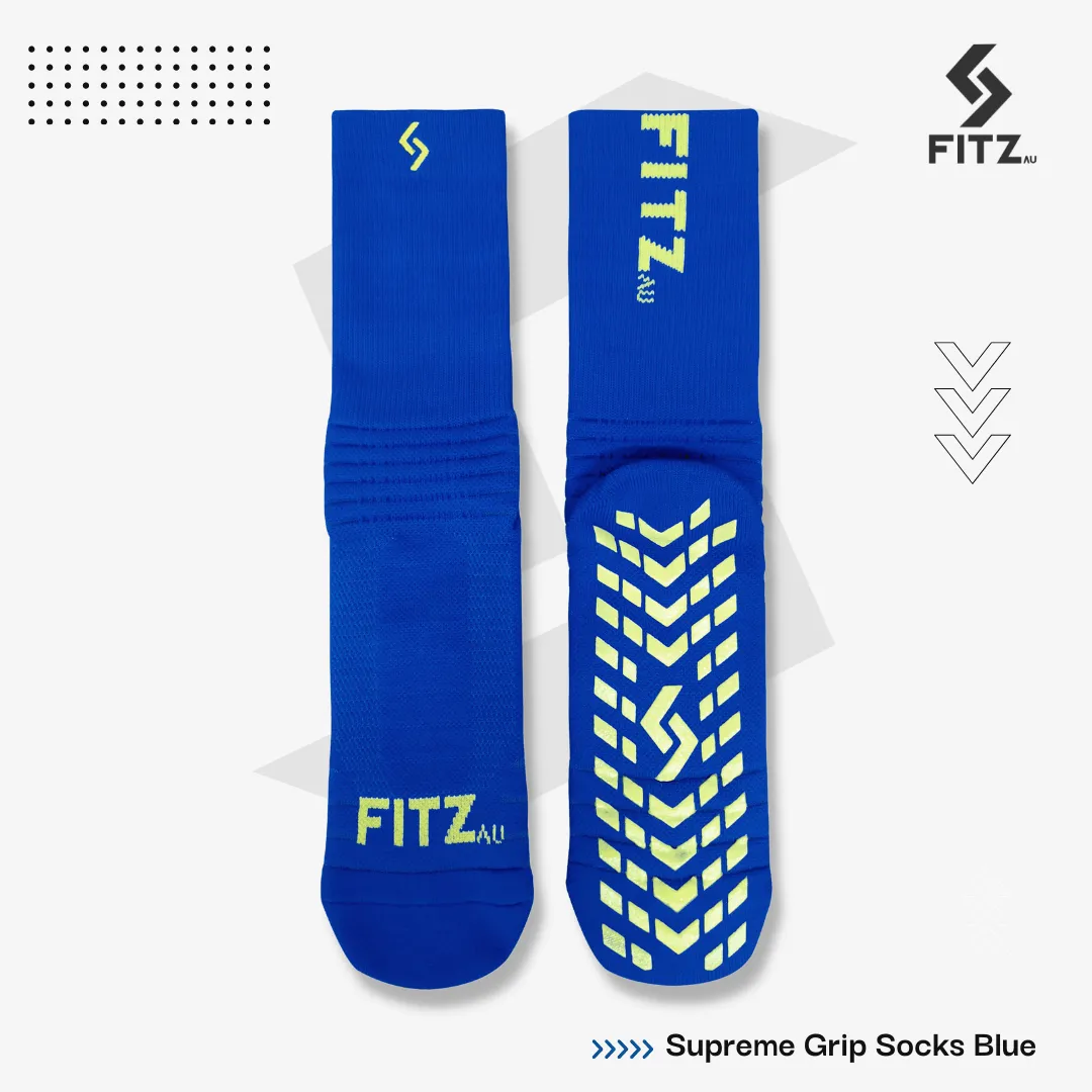 Supreme Grip Socks Blue