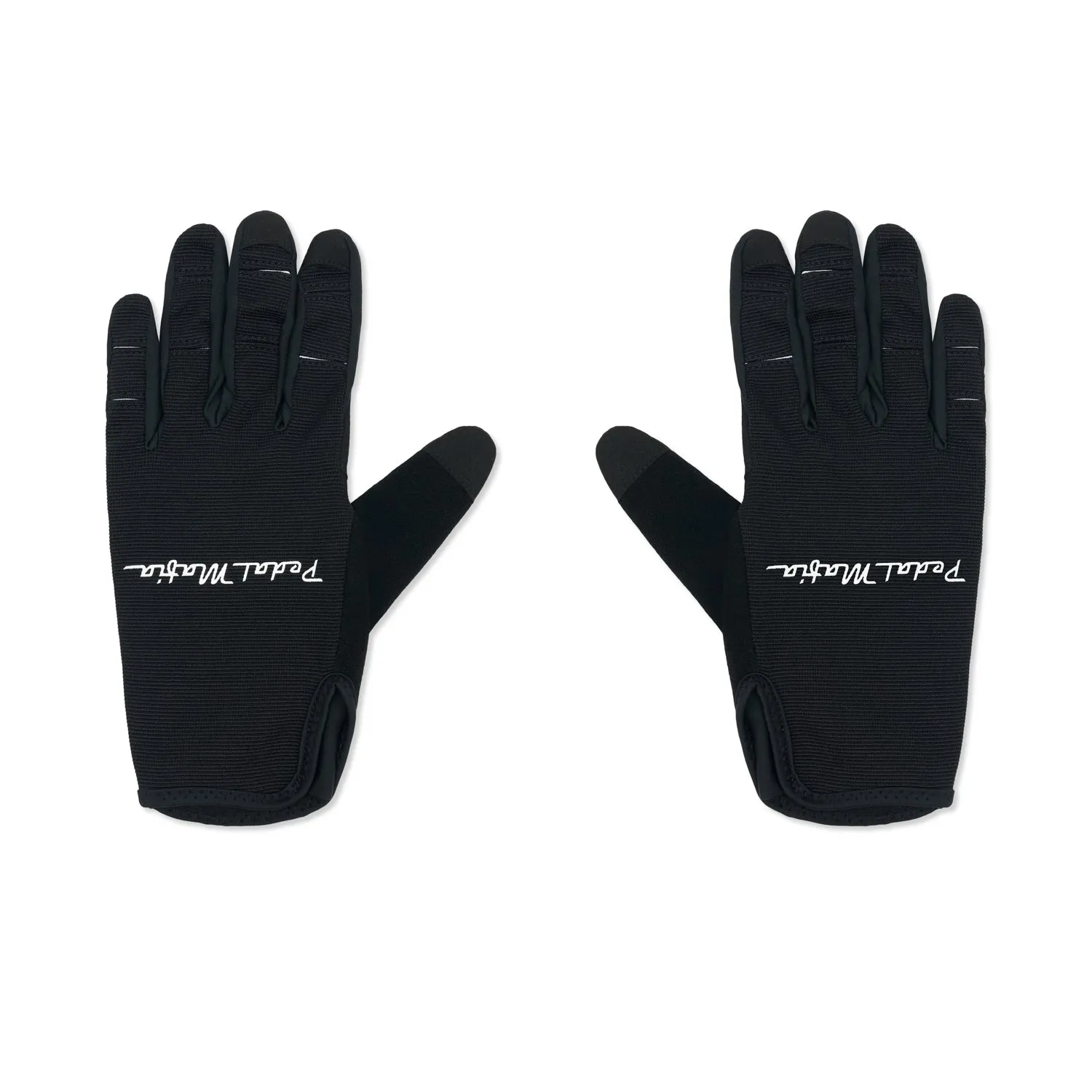 Tech Long Finger Glove - Black / White