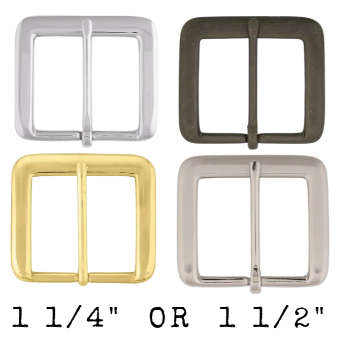 The Prescott Solid Brass Buckle