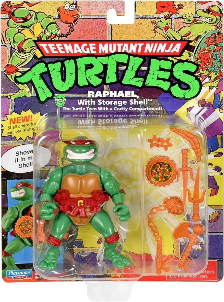 TMNT Classic Collection Raphael With Storage Shell Action Figure