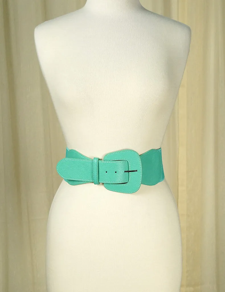 Turquoise Pinup Cinch Belt