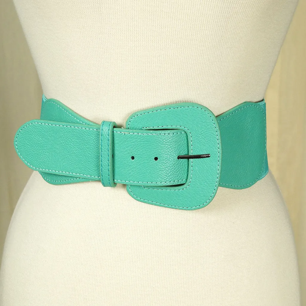 Turquoise Pinup Cinch Belt