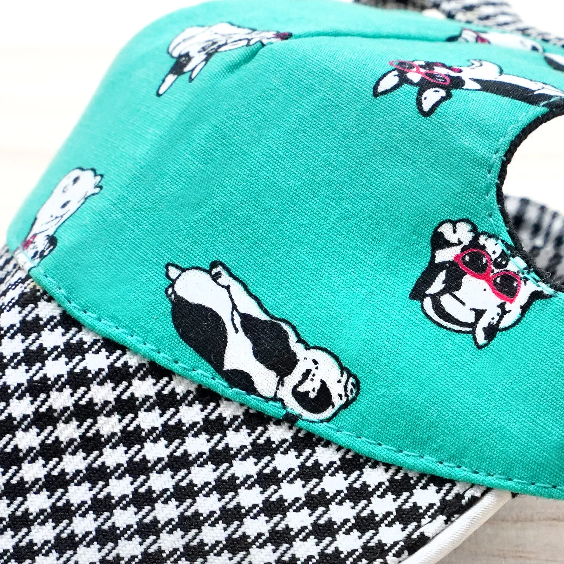 Unisex Walking Cap - Green Frenchie