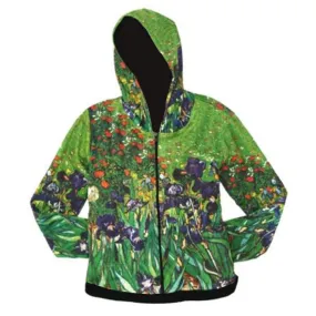 Van Gogh Irises Art Hoodie