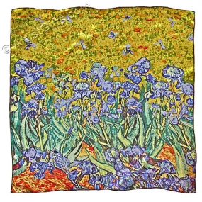 Van Gogh Irises Square Scarf