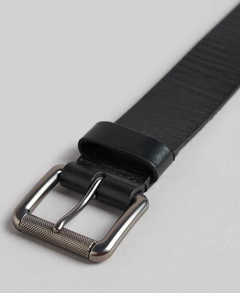 Vintage Branded Belt - Black Emboss