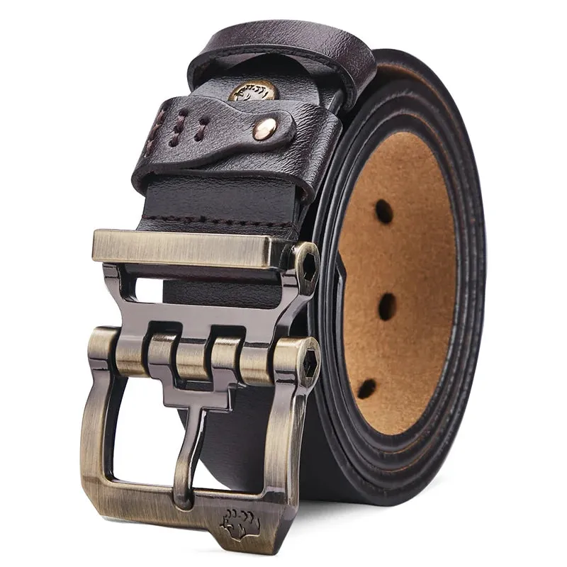 Vintage Retro Style Leather Strap Belt