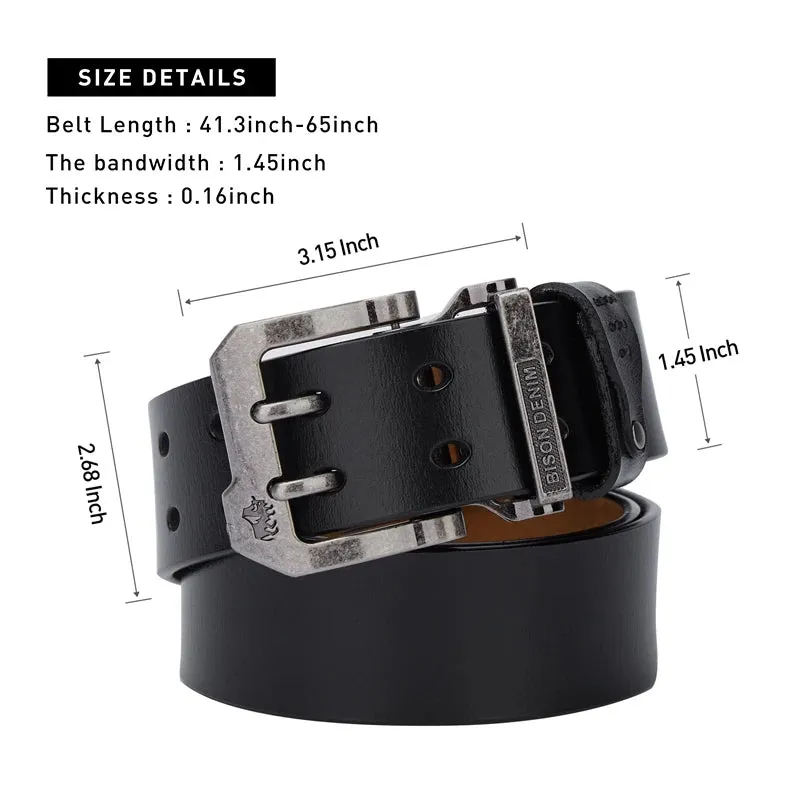 Vintage Retro Style Leather Strap Belt