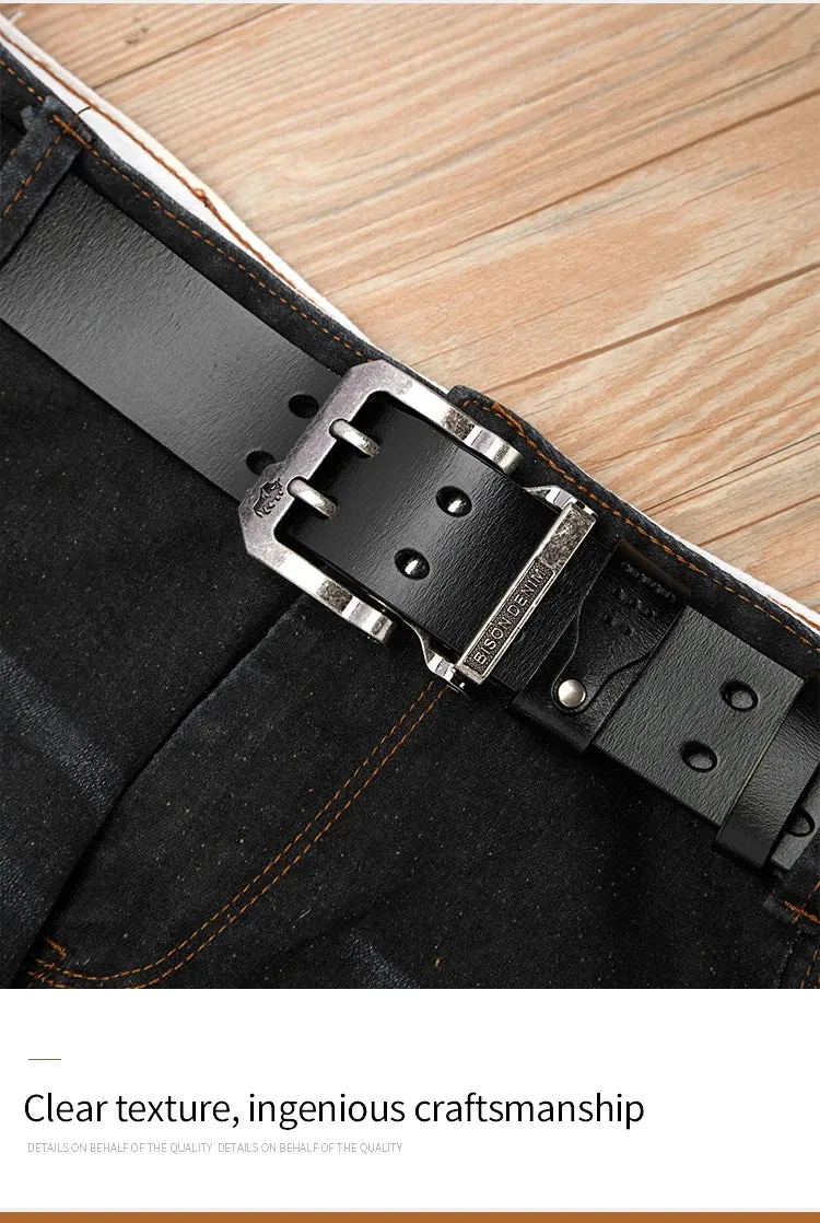 Vintage Retro Style Leather Strap Belt