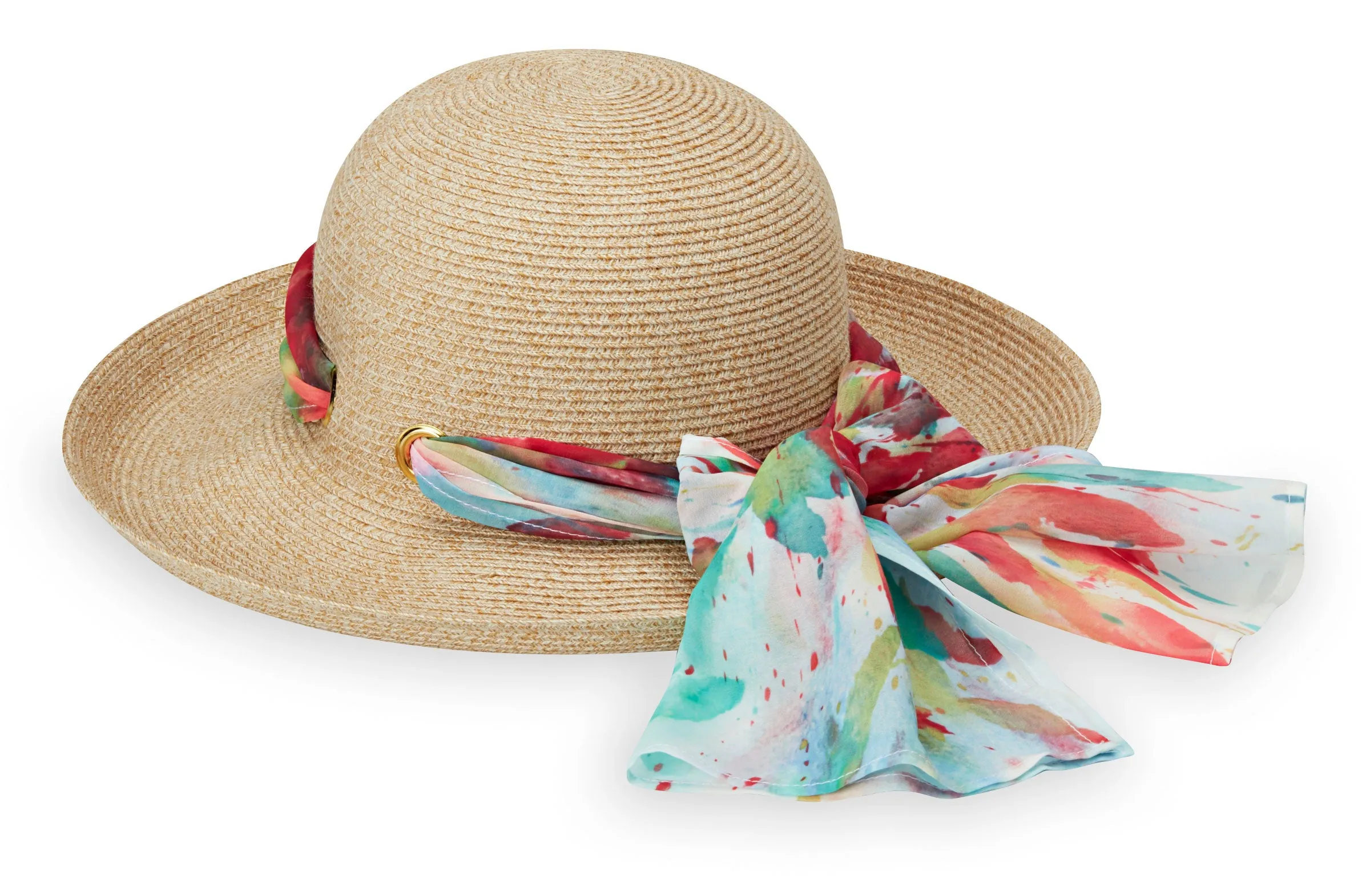 Wallaroo Women's Lady Jane Packable Sun Hat UPF 50  - Natural